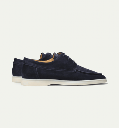 Men’s Suede Loafers – Slip-On Dress Shoes – Classic Fit – Elegant Rounded Toe