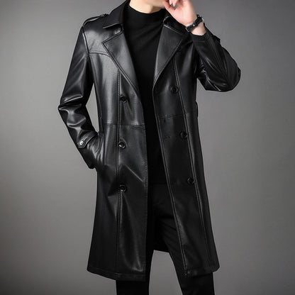 Men's classic formal long jacket