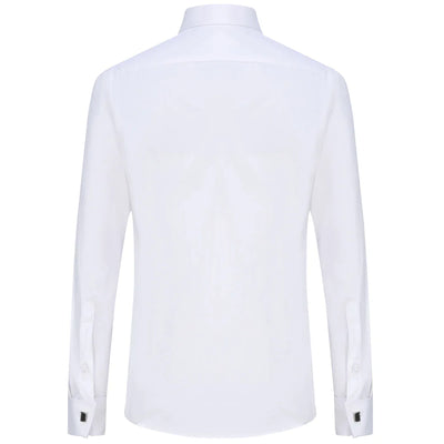 Men’s Dress Shirt - Classic Spread Collar - French Cuffs - Formal Business Wear