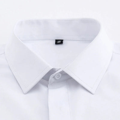 Men’s Dress Shirt - Classic Spread Collar - French Cuffs - Formal Business Wear