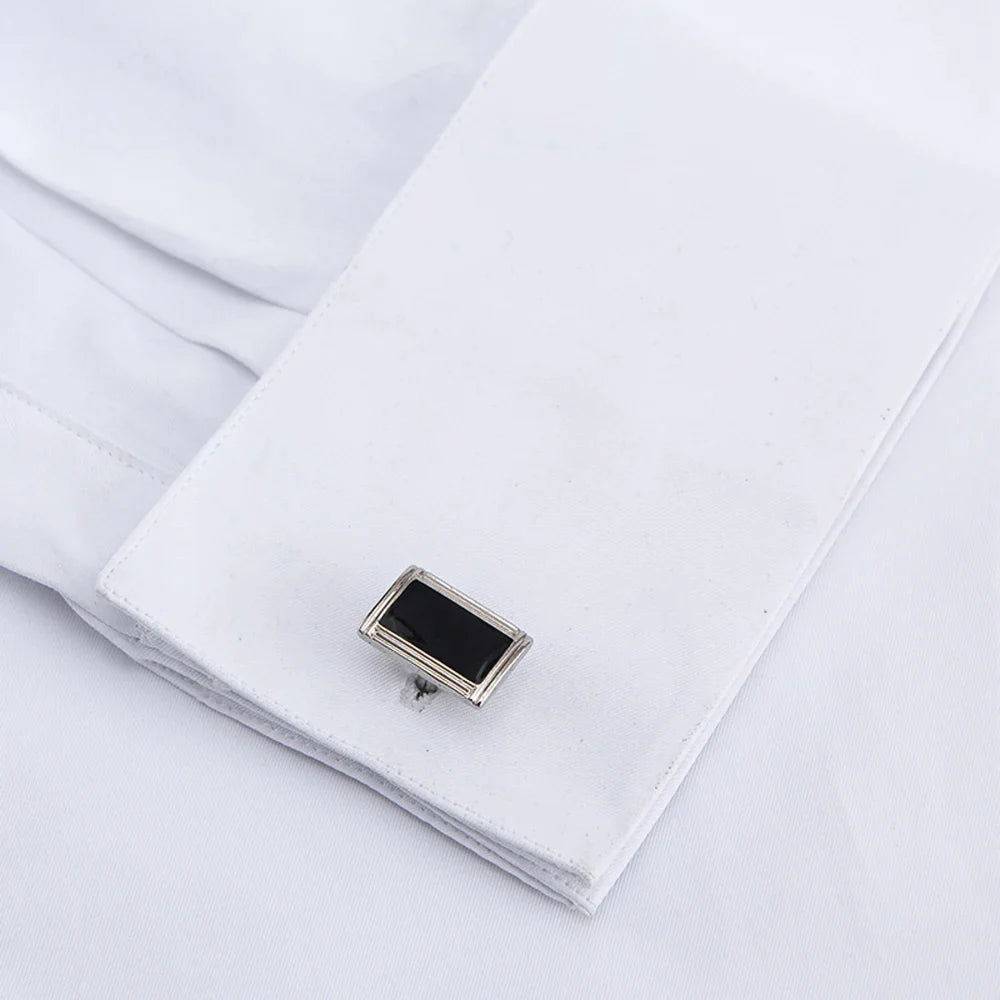 Men’s Dress Shirt - Classic Spread Collar - French Cuffs - Formal Business Wear