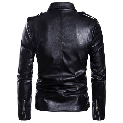 Stylish men's motorcycle jacket