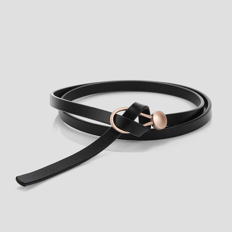 Women's leather belt