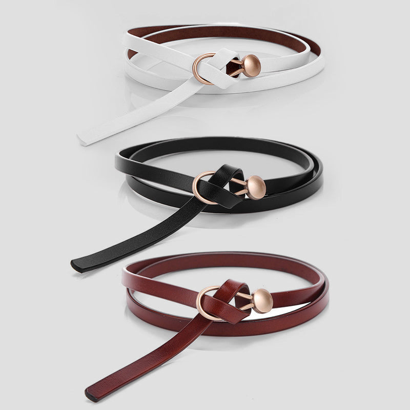 Women's leather belt