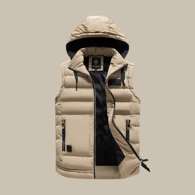 Stylish Quilted Vest with Removable Hood | Lightweight and Comfortable