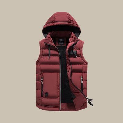 Stylish Quilted Vest with Removable Hood | Lightweight and Comfortable