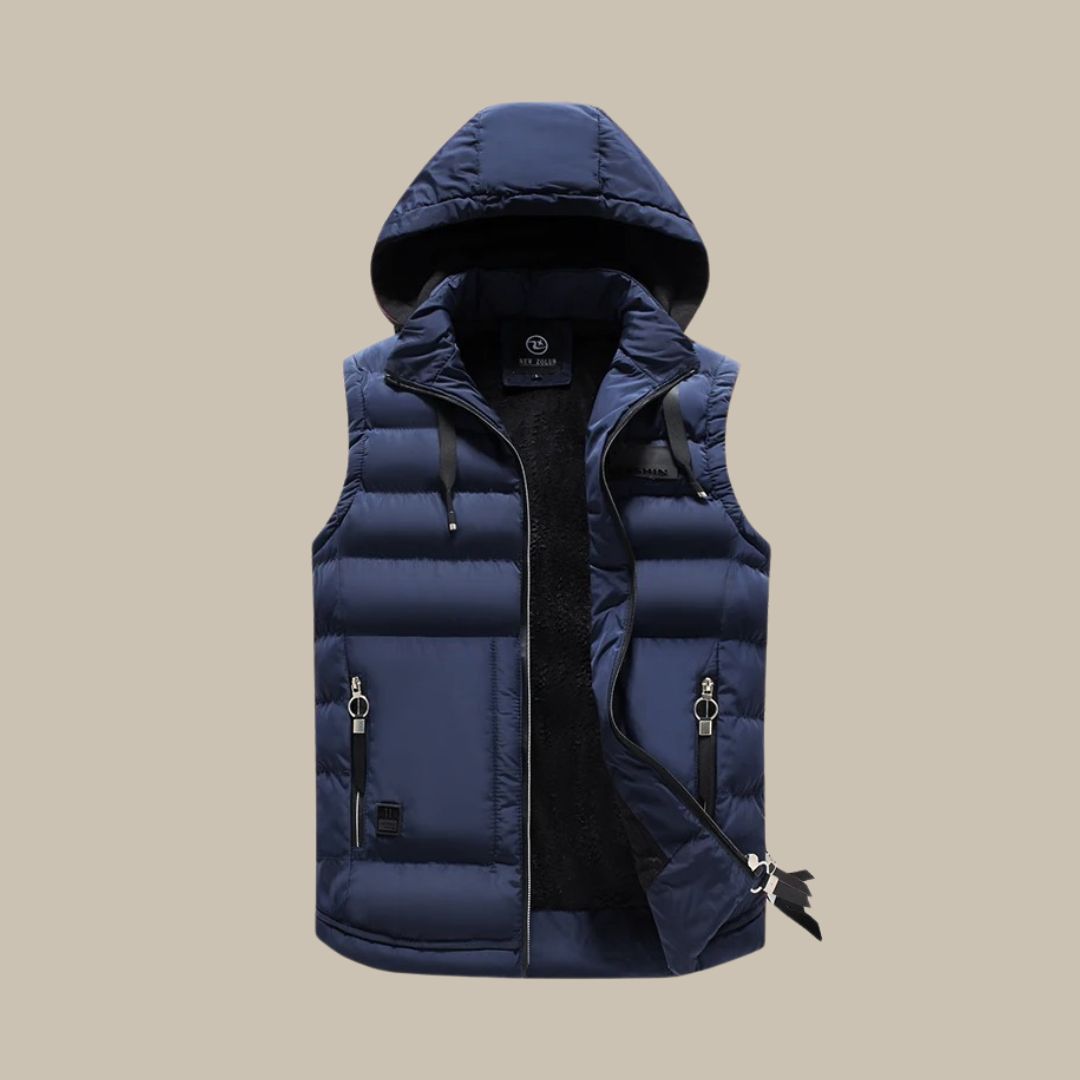 Stylish Quilted Vest with Removable Hood | Lightweight and Comfortable