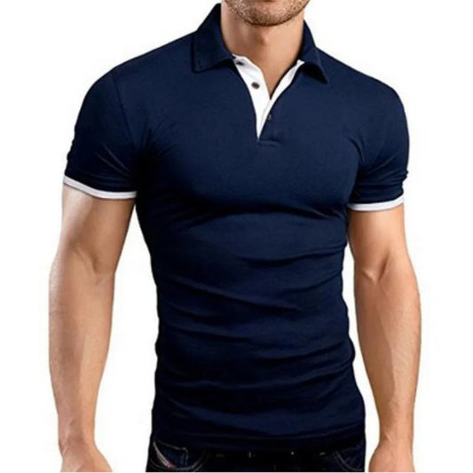 Men’s Polo Shirt – Slim Fit – Natural Fibers – Short Sleeve – Minimalist Design