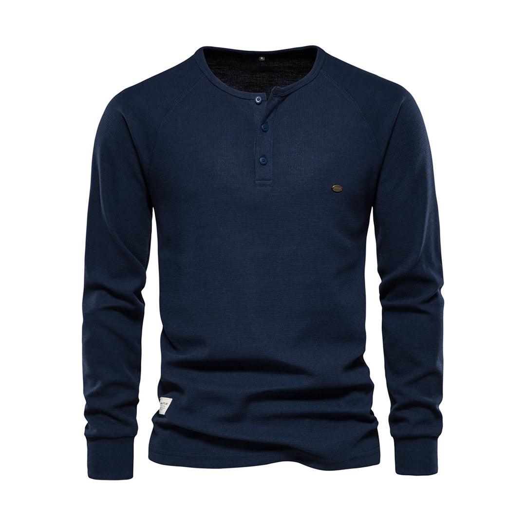 Men's Classic Long Sleeve Casual Shirt - Button-Up