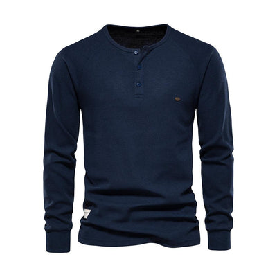Men's Classic Long Sleeve Casual Shirt - Button-Up