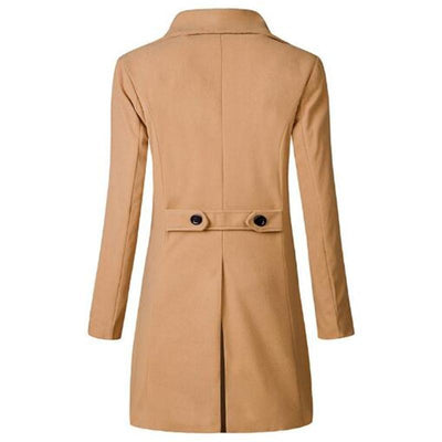 Men's casual double button jacket with lapels