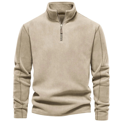 Men's sweatshirts jacket stand up collar