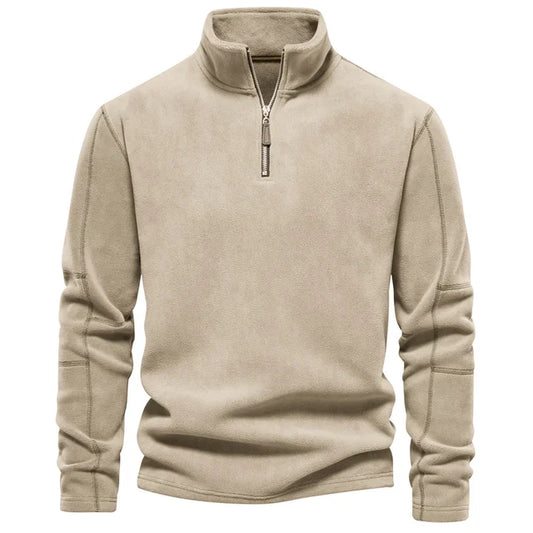 Men's sweatshirts jacket stand up collar