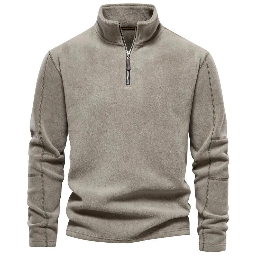 Men's sweatshirts jacket stand up collar