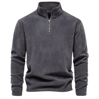 Men's sweatshirts jacket stand up collar