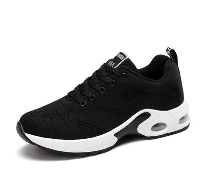 Women’s Running Shoes – Soft Knit – Cushioned Sole – Breathable Lace-Up Fit