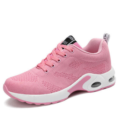 Women’s Running Shoes – Soft Knit – Cushioned Sole – Breathable Lace-Up Fit