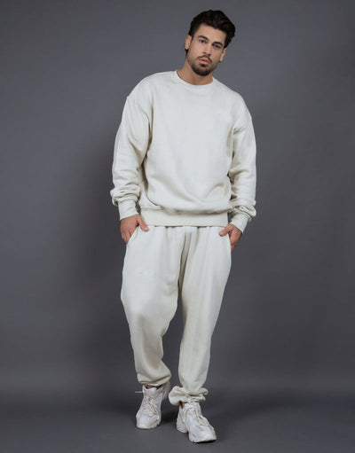Men’s Tracksuit Set – Cotton – Relaxed Fit – Ribbed Cuffs – Casual Comfort Wear