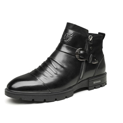 Men's slip-on mid-rise boots