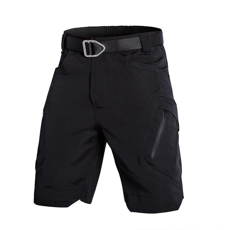 Women’s Cargo Shorts – Relaxed Fit – Knee Length – Zip Pockets – Breathable Blend