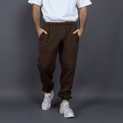 Men’s Sweatpants – Relaxed Fit – Elastic Waistband – Cotton – Side Pockets – Full Length
