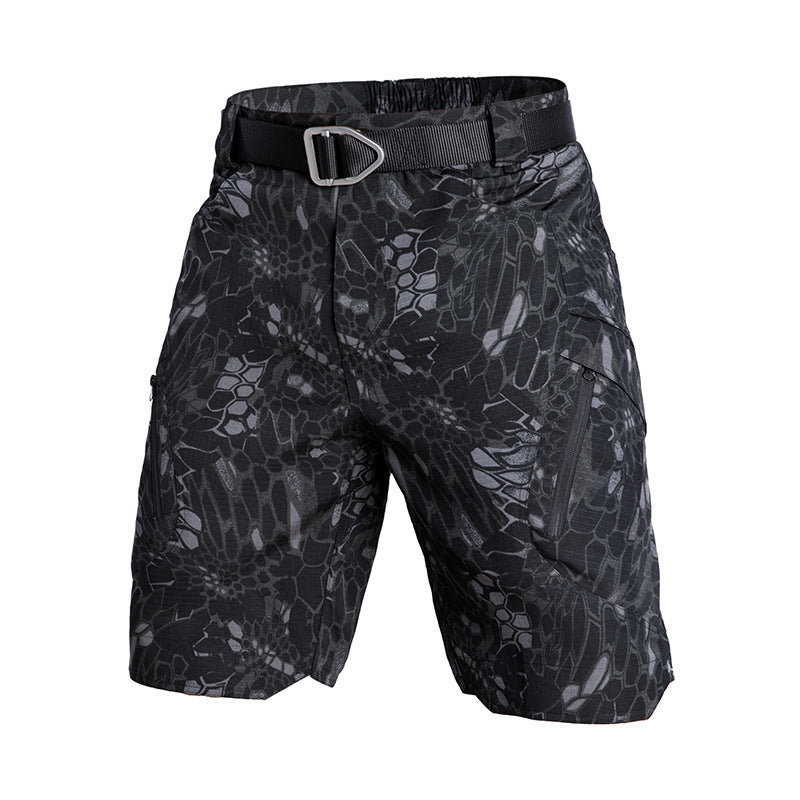 Women’s Cargo Shorts – Relaxed Fit – Knee Length – Zip Pockets – Breathable Blend