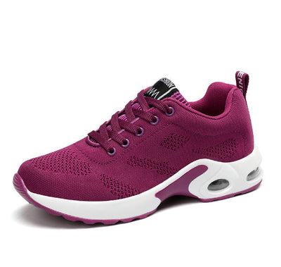 Women’s Running Shoes – Soft Knit – Cushioned Sole – Breathable Lace-Up Fit