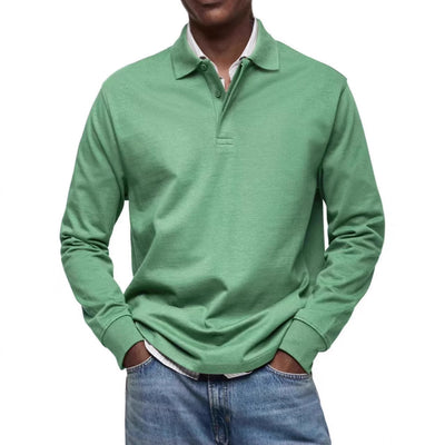 Men’s Button-Down Shirt – Relaxed Fit – Long Sleeve – Natural Fibers – Casual Wear