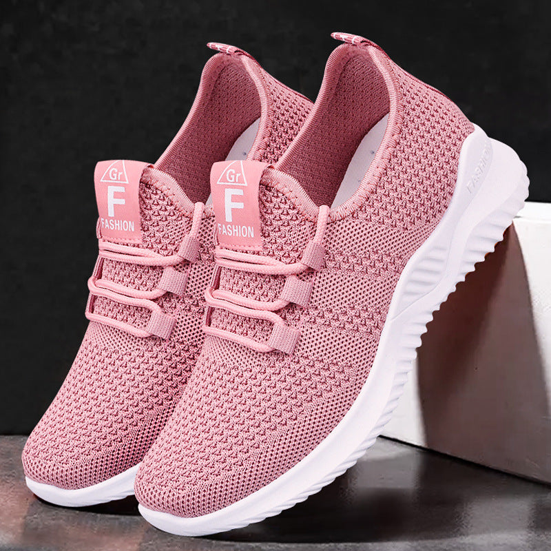 Women’s Running Shoes – Breathable Mesh – Lightweight – Low-Top Athleisure Fit