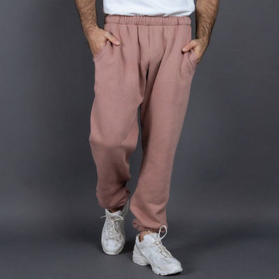 Men’s Sweatpants – Relaxed Fit – Elastic Waistband – Cotton – Side Pockets – Full Length