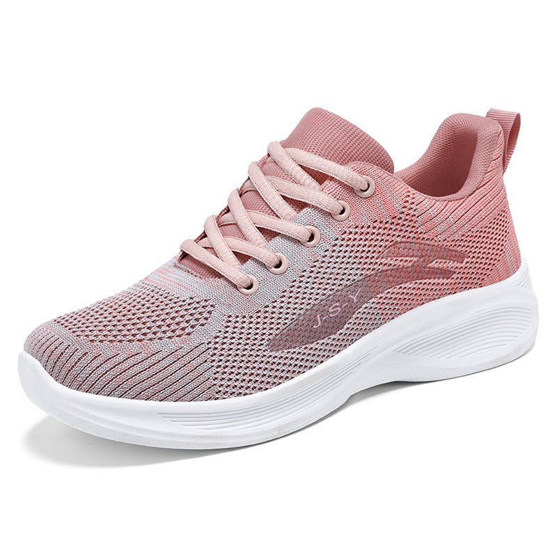 Women’s Running Shoes – Fly-Knit Mesh – Breathable Lightweight – Cushioned Sole