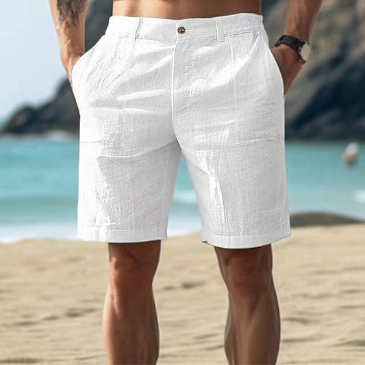Men’s Casual Shorts – Relaxed Fit – Breathable Blend – Knee Length – Utility Pockets