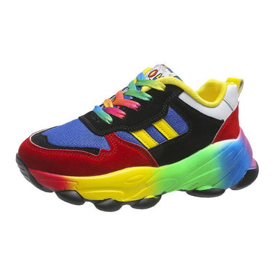 Women’s Sneakers – Breathable Mesh – Cushioned Sole – Low Top – Street Style Fit