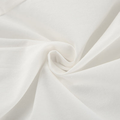 Women’s Two-Piece Set – Cotton Linen Blend – Ruffle Sleeveless Top – Wide-Leg Trousers