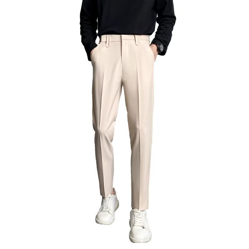 Men’s Tapered Pants – Slim Fit – Cropped Ankle Length – Lightweight Breathable Fabric