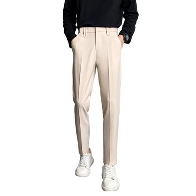 Men’s Tapered Pants – Slim Fit – Cropped Ankle Length – Lightweight Breathable Fabric