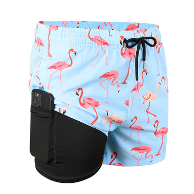 Men’s Swim Trunks – Quick-Dry Breathable Blend – Mid-Thigh Fit – Supportive Inner Layer