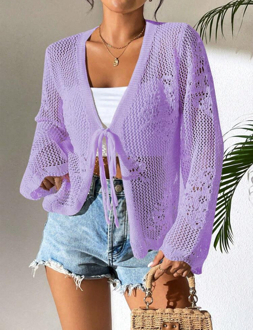 Women's Knitted Cardigan – Open Front – Loose Fit