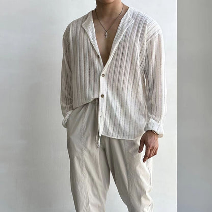 Men’s Cardigan – Slim Fit – Lightweight Knit – V-Neck – Button Down – Long Sleeve