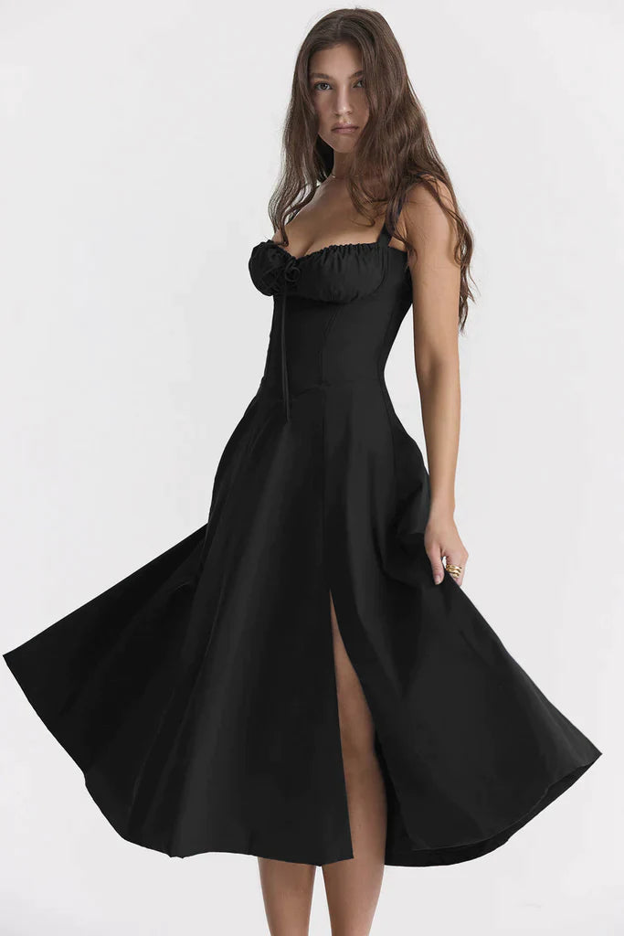 Printed Bustier Dress - Elegant Sustainable Summer Fashion