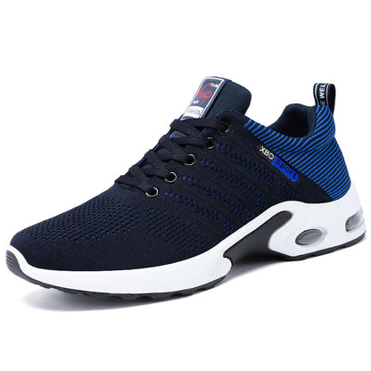 Men’s Athletic Sneakers – Breathable Mesh – Cushioned Sole – Lightweight Low Top