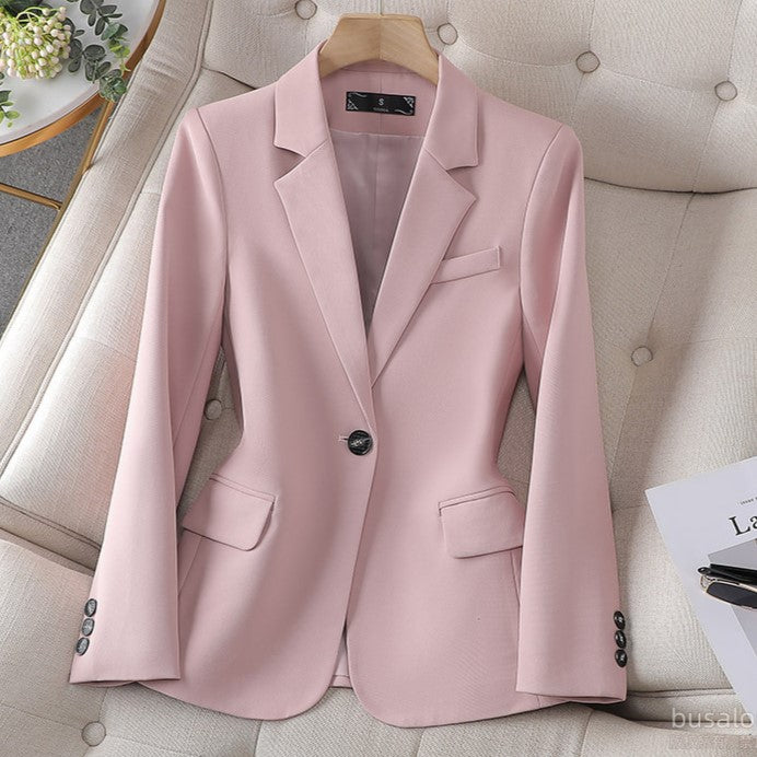 Women's classic long sleeve professional blazer