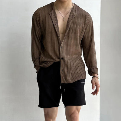 Men’s Cardigan – Slim Fit – Lightweight Knit – V-Neck – Button Down – Long Sleeve