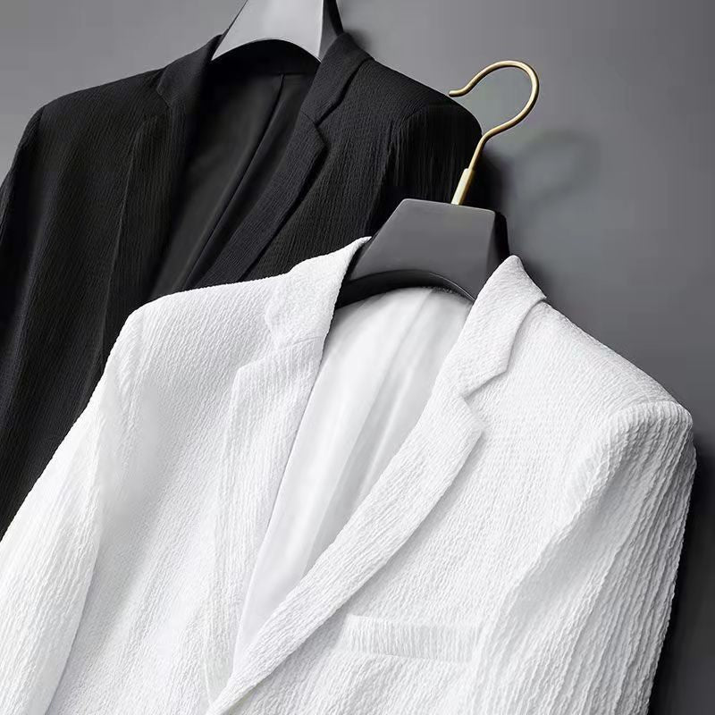 Men’s Suit Set – Slim Fit Blazer & Regular Fit Trousers – Smart Casual