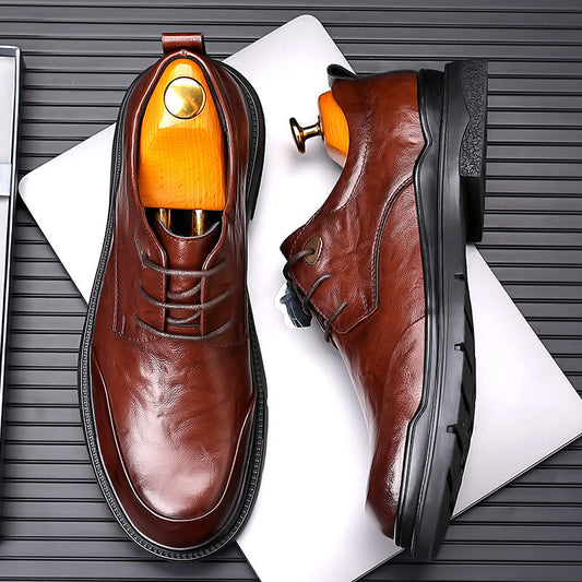 Men’s Formal Dress Shoes – Polished Leather – Lace-Up – Classic Fit – Durable Sole