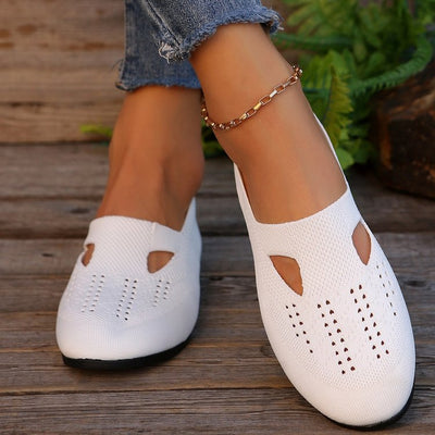 Women’s Slip-On Shoes – Soft Knit – Breathable – Lightweight – Orthopedic Support