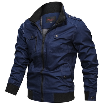 Men’s Bomber Jacket - Stylish Lightweight Athleisure Outerwear for All-Season Wear