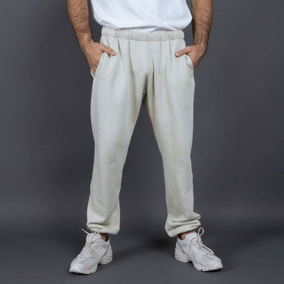 Men’s Sweatpants – Relaxed Fit – Elastic Waistband – Cotton – Side Pockets – Full Length
