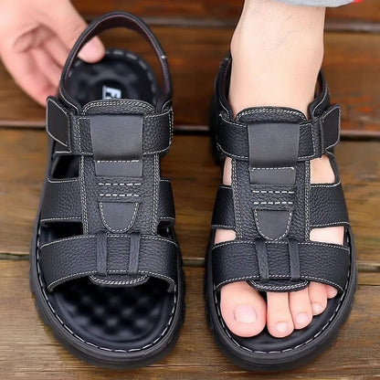 Men’s Sandals – Open Toe – Adjustable Straps – Thick Sole – Casual Outdoor Fit