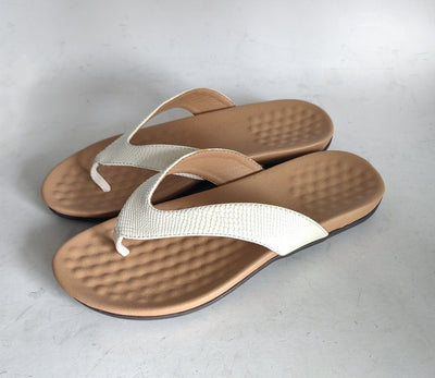 Women’s Sandals – Contoured Footbed – Arch Support – Toe Separator – Sleek Fit